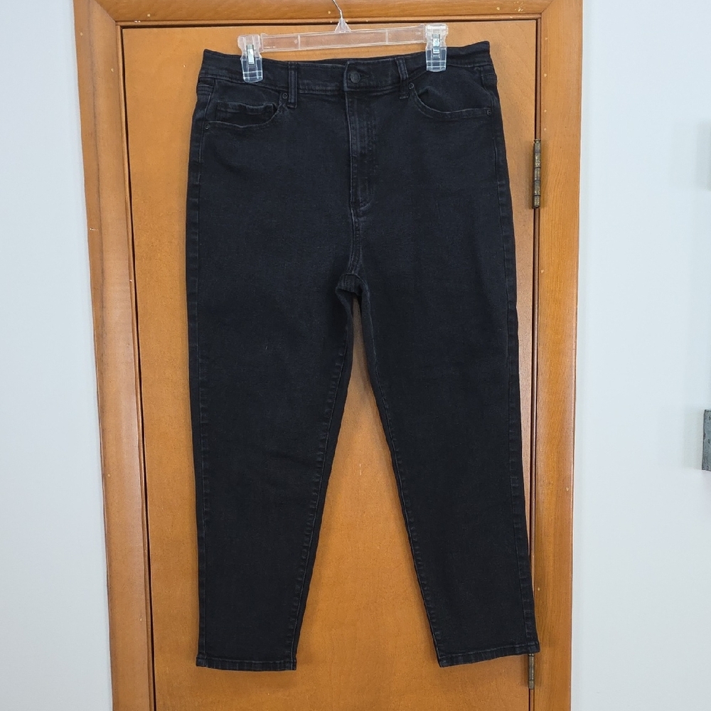 Sonoma Women's Black Mom Jeans